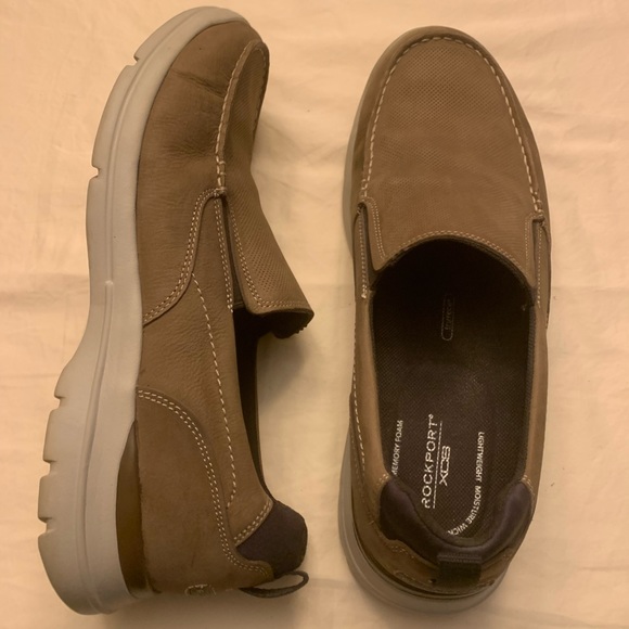 NEW Rockport Men’s XCS Casual Slip-Ons, Color: Taupe, Size 13M - Picture 4 of 4